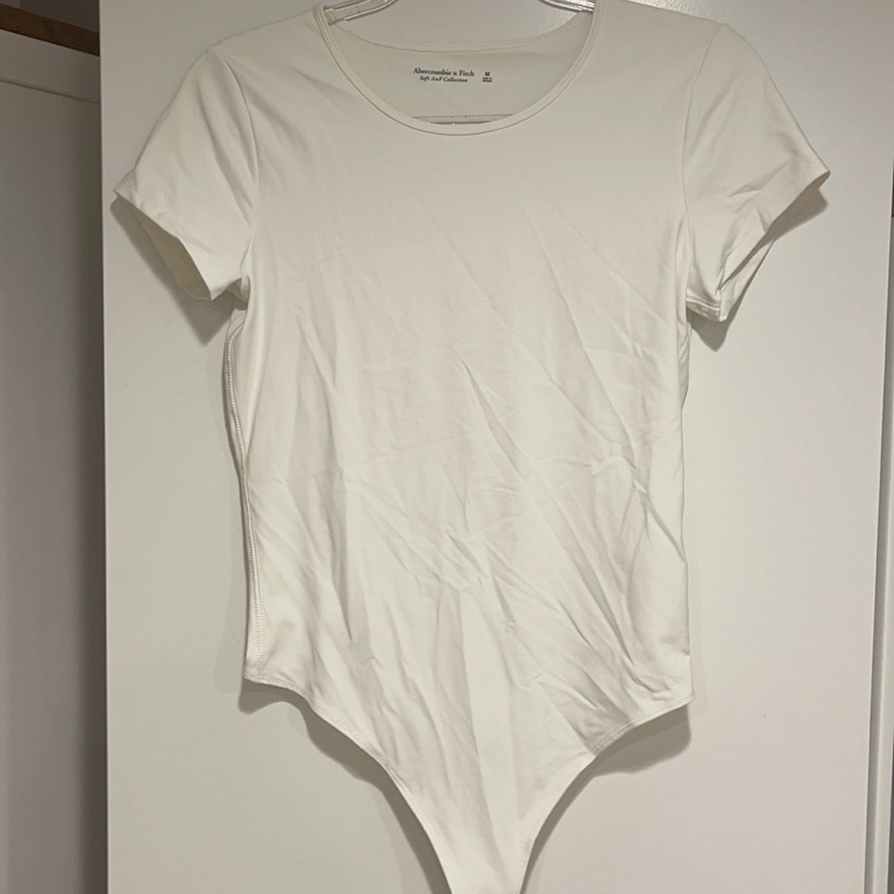 Abercrombie and Fitch Soft A&F collection white bodysuit